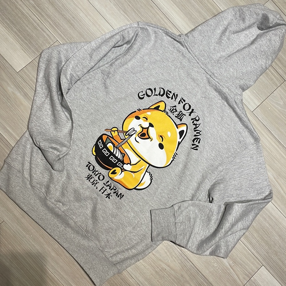NWOT Golden Fox Ramen Hoodie
